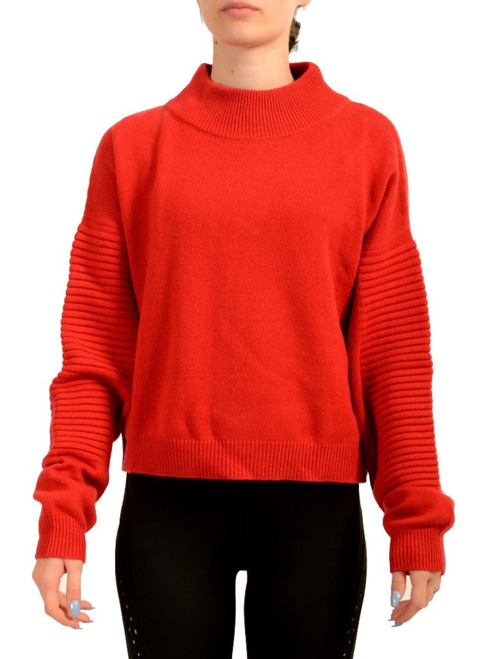 Scuderia Ferrari Women's 100% Cashmere Pullover Sweater US L IT 44